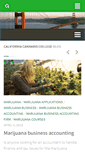 Mobile Screenshot of californiacannabiscollege.com